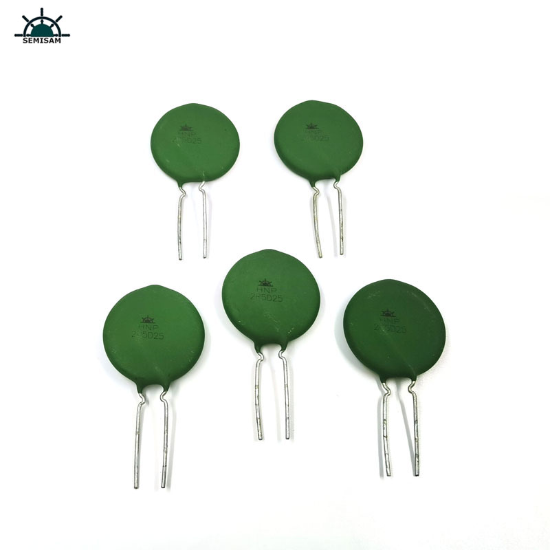 Originalfabrikant Green Silicon Surge Beskyttende 2R5D25 5D5 5D7 10D5 10OHM Modstande Power NTC Termistor