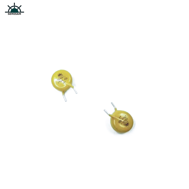 Kina Original Producent Passive Elektronik Komponenter, Gul MOV 10mm HVR10D681K Zink Oxid Variør