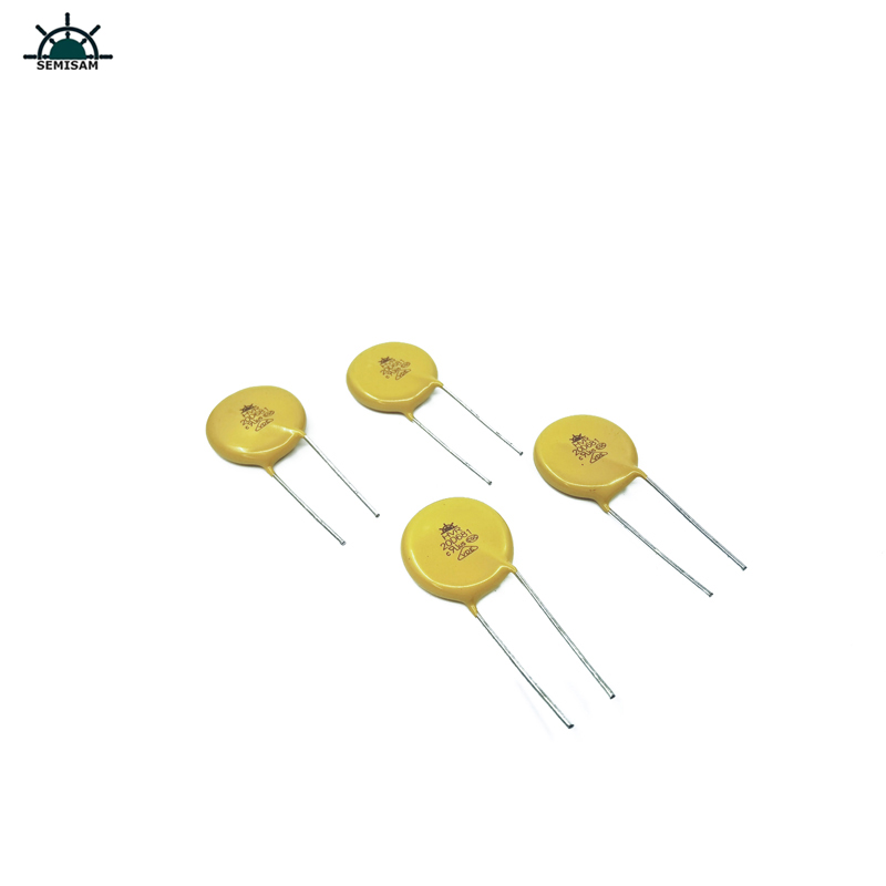 Kina Original Producent, Gul Silicon Mov 20mm 20D681 680V ZOV Varistor MOV til overbelastningsbeskyttelse